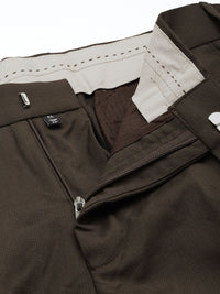 Park Avenue Men Textured Slim Fit Formal Trousers