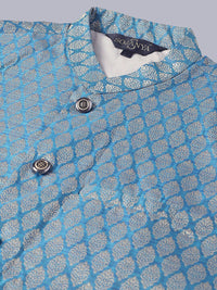 SOJANYA Embroidered Regular Kurta With Pyjamas & Nehru Jacket