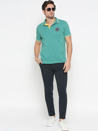 Being Human Men Mid-Rise Flat-Front Plain Regular Trousers