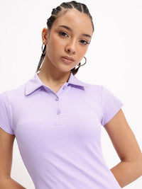 DressBerry The Preppy Polo Ribbed Mini Dress