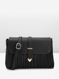 DressBerry Textured Structured Sling Bag