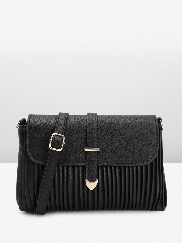 DressBerry Textured Structured Sling Bag