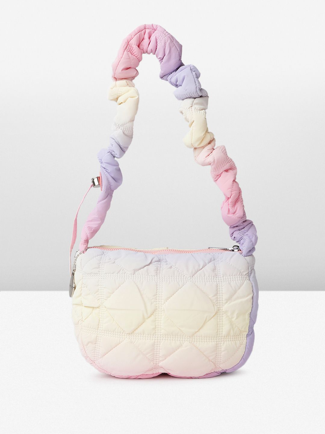 DressBerry Quilted Detail Structured Shoulder Bag