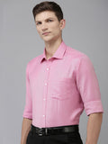 Park Avenue Slim Fit Self Design Textured Formal Shirt