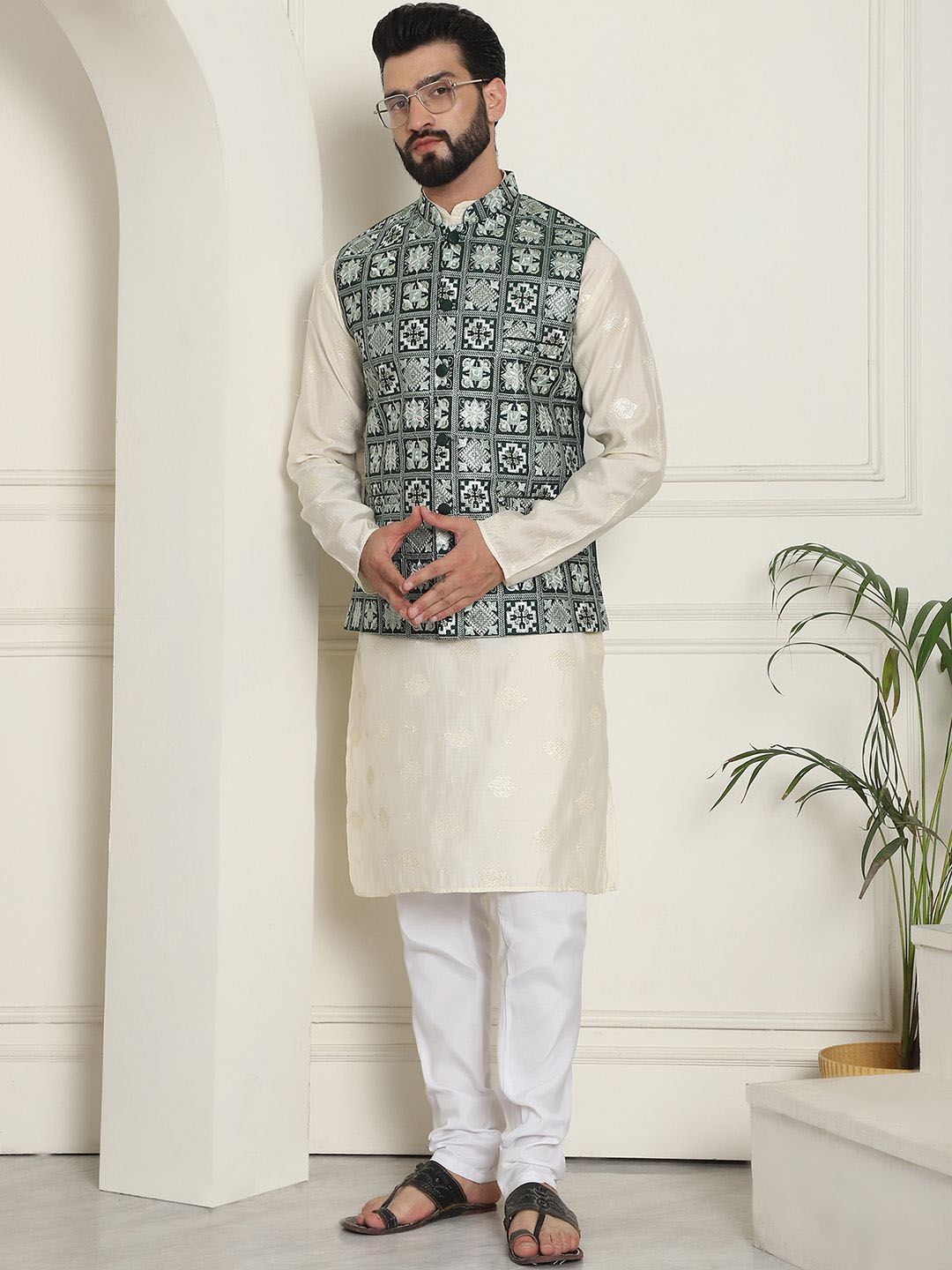 Jaket Nehru Sulam Premium SOJANYA