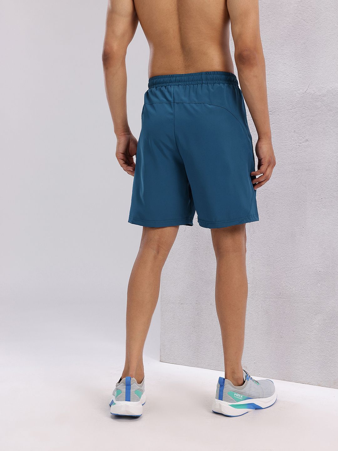 HRX by Hrithik Roshan Men Brand Logo Print Detail Mid-Rise Training Shorts