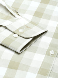 Park Avenue Men Pure Cotton Slim Fit Buffalo Checks Formal Shirt