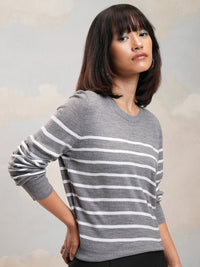 Tokyo Talkies Women Striped Pullover
