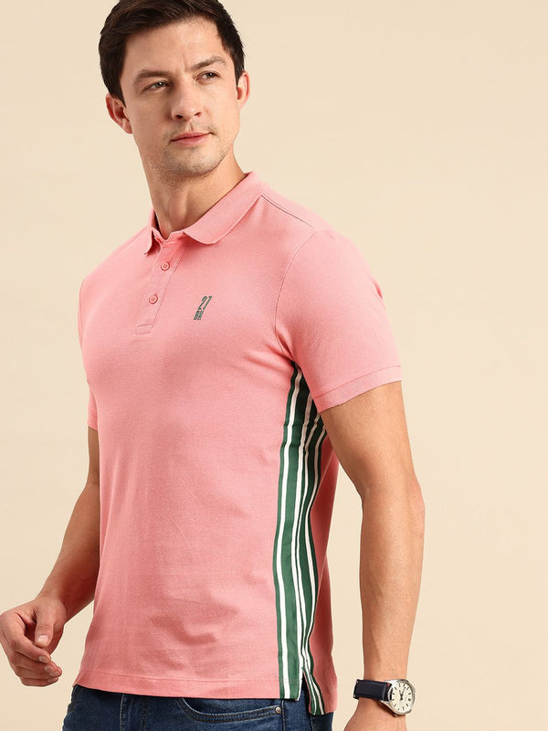 Being Human Polo Collar Pure Cotton T-shirt