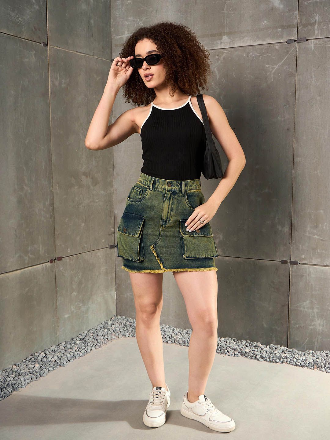 SASSAFRAS A-line Mini Skirt