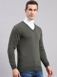 Monte Carlo Men V-Neck Woollen Pullover