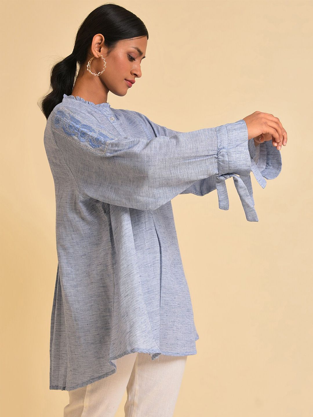 W Solid Cotton Top