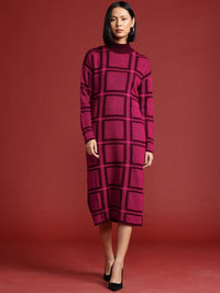 all about you Acrylic Jumper Midi Dress