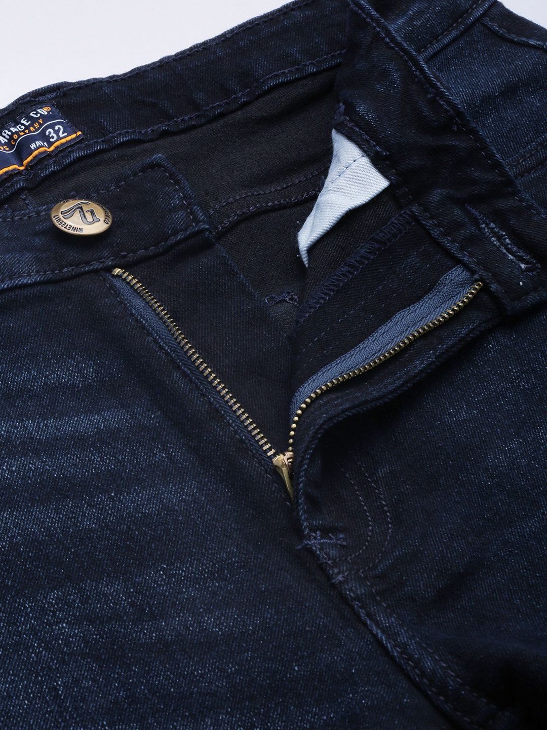 The Indian Garage Co Men Bootcut Light Fade Stretchable Jeans