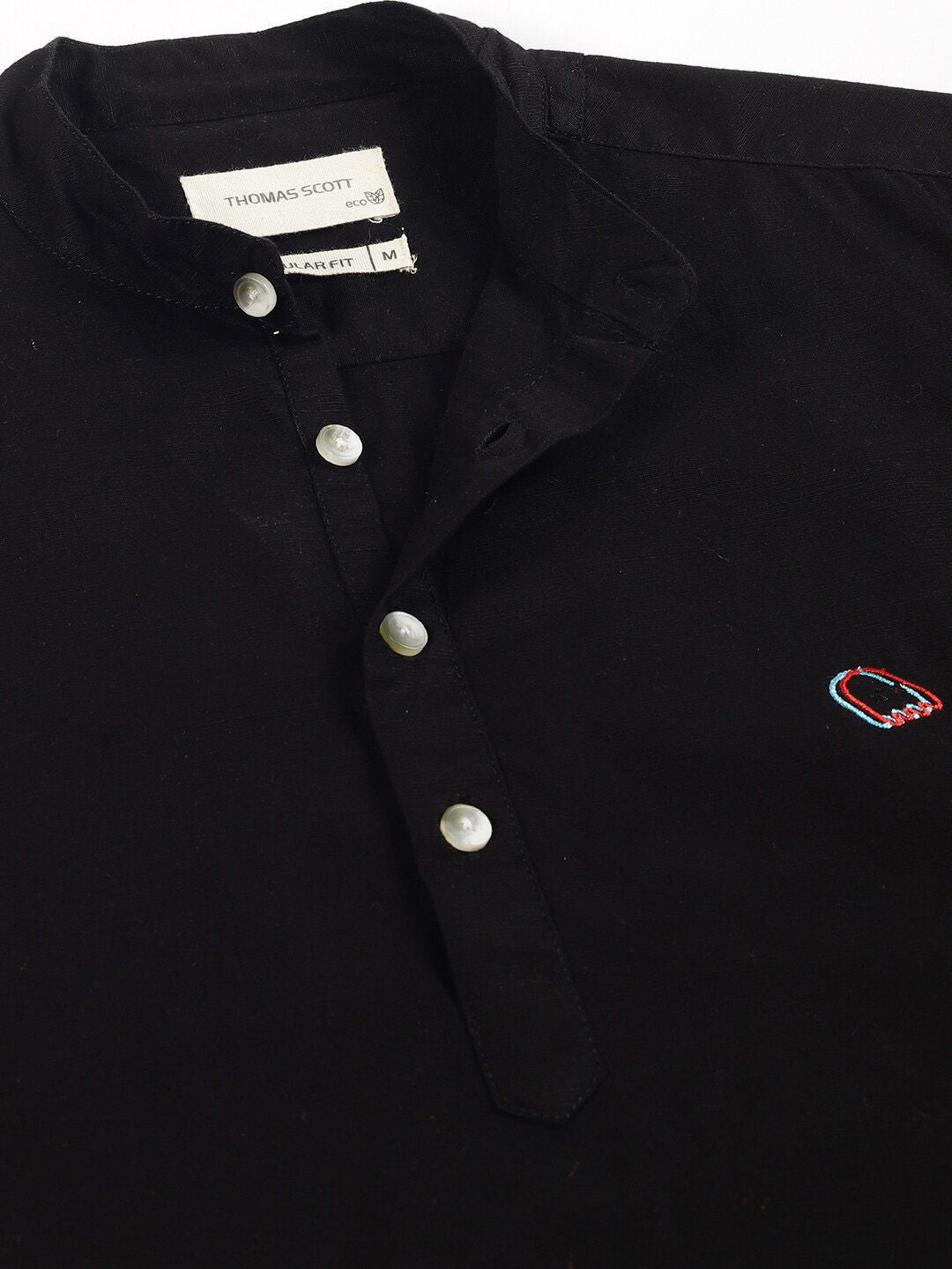 Thomas Scott Classic Band Collar Casual Shirt