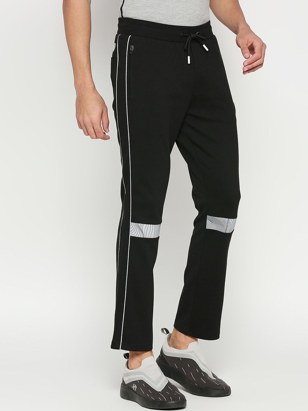 Being Human Men Mid-Rise Cotton Track Pants