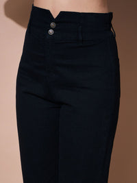 SASSAFRAS BASICS Women Mid-Rise Mom Fit Stretchable Jeans