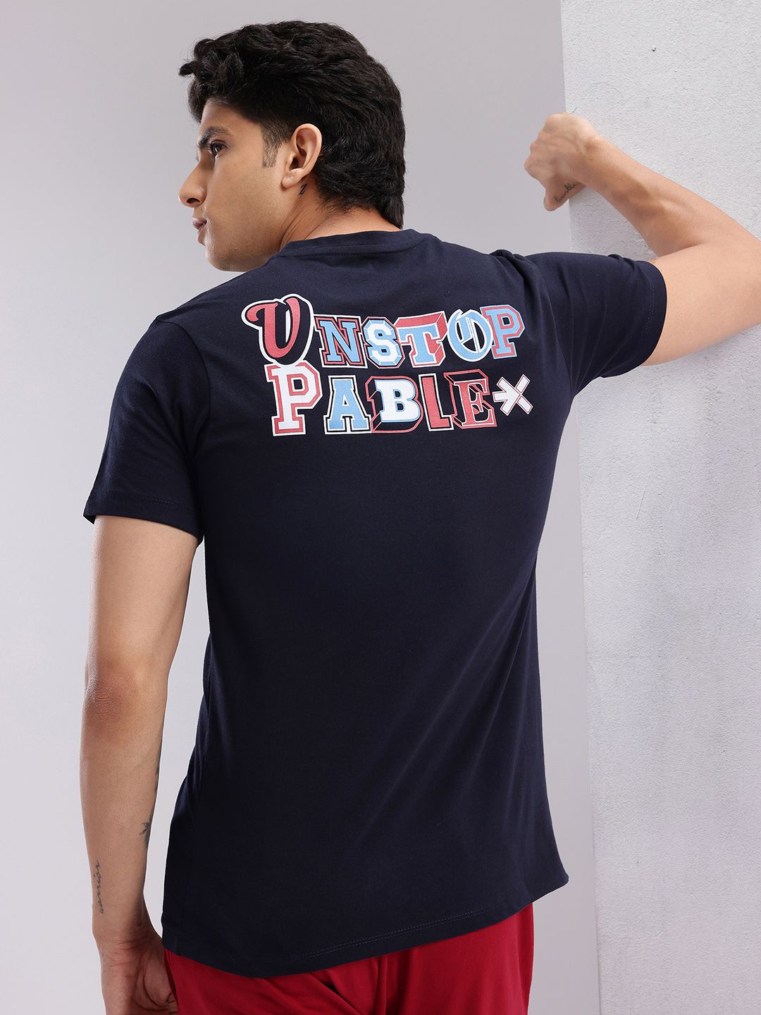 HRX by Hrithik Roshan Typography Printed T-shirt