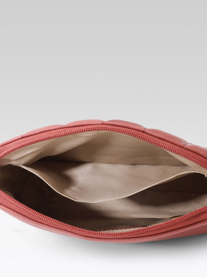 DressBerry Checked Structured Quilted Sling Bag