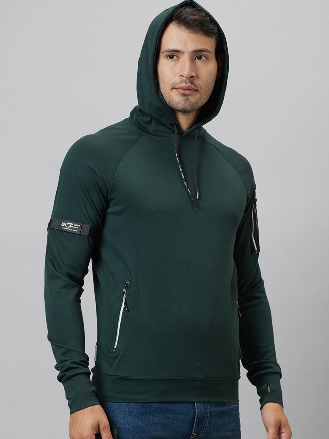 Being Human Long Sleeves Hooded Pullover