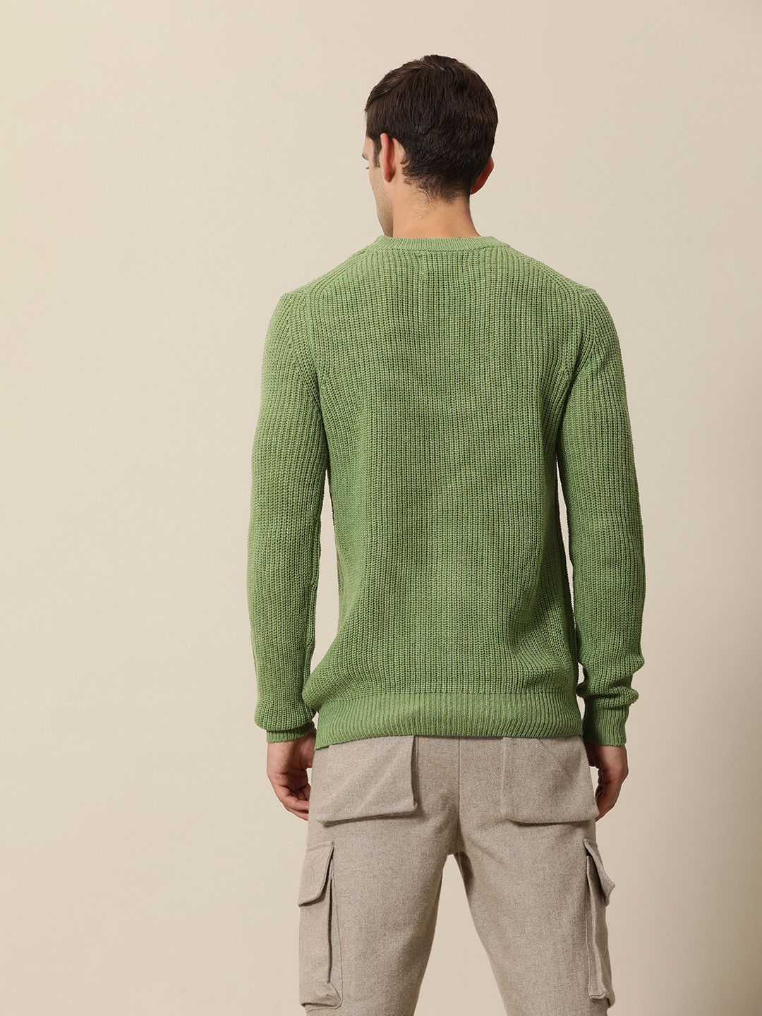 Mr Bowerbird Self Design Pullover Sweater