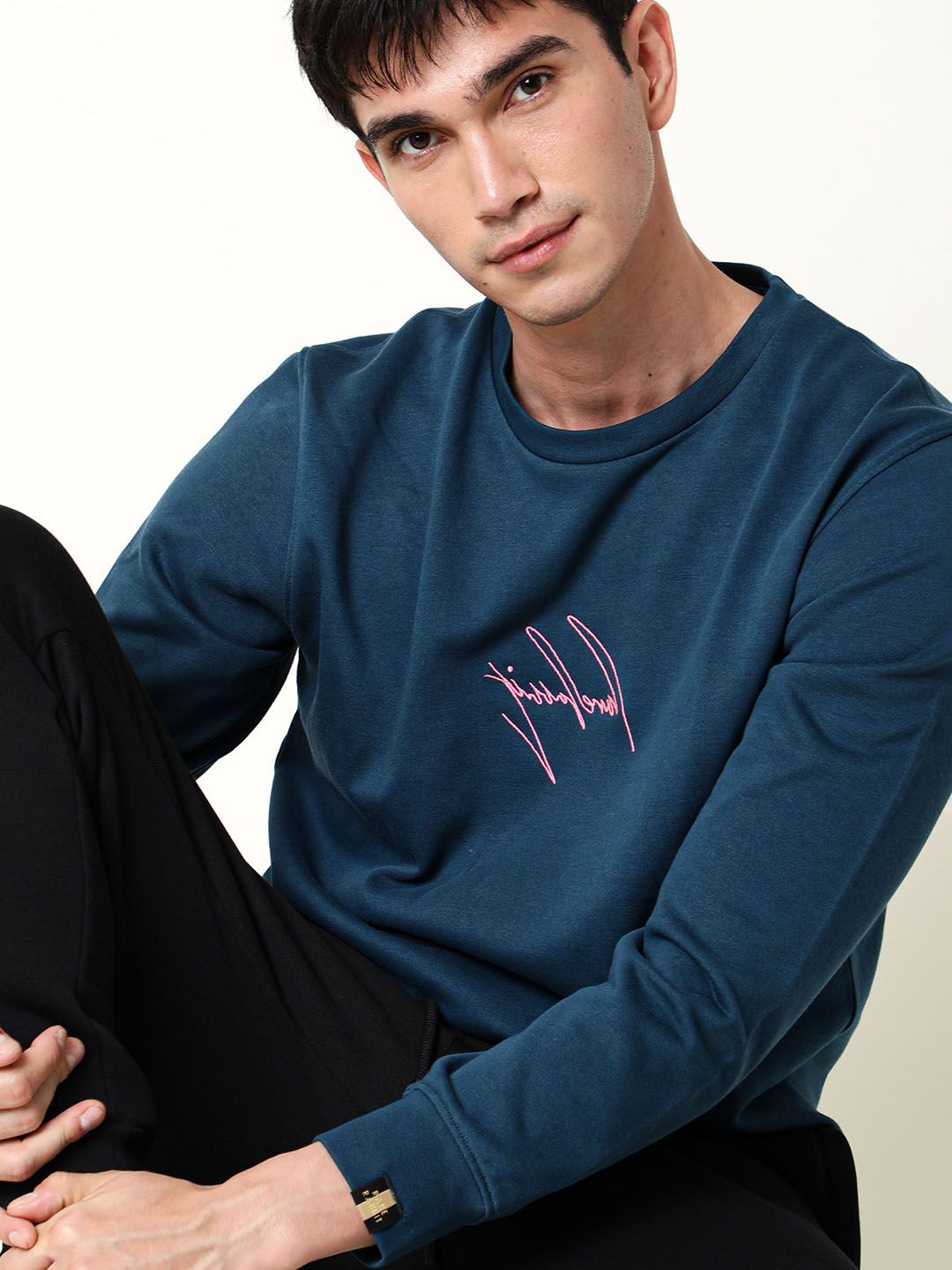 RARE RABBIT Men Neos Slim Fit Sweatshirt