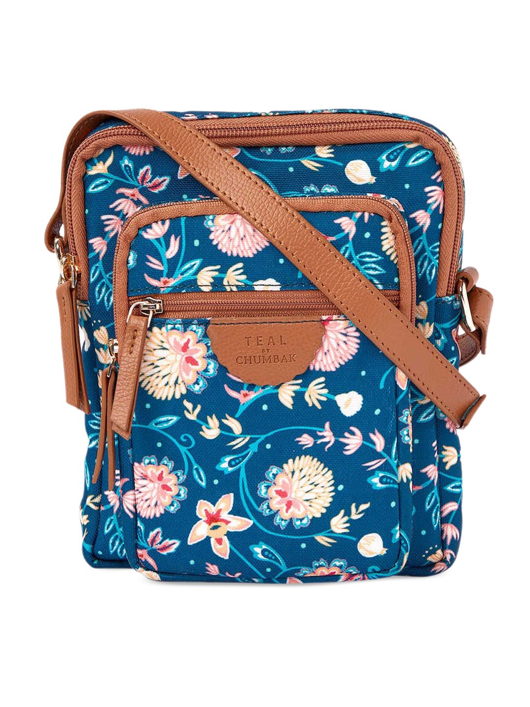 TEAL BY CHUMBAK Printed Sling Bag