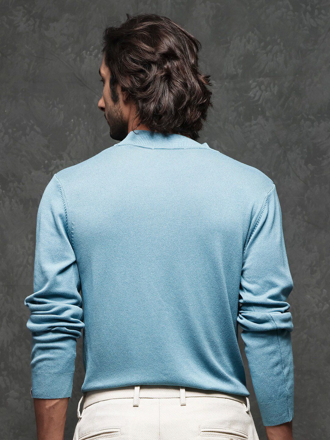 RARE RABBIT Men Alfo 1 High Neck Sweater