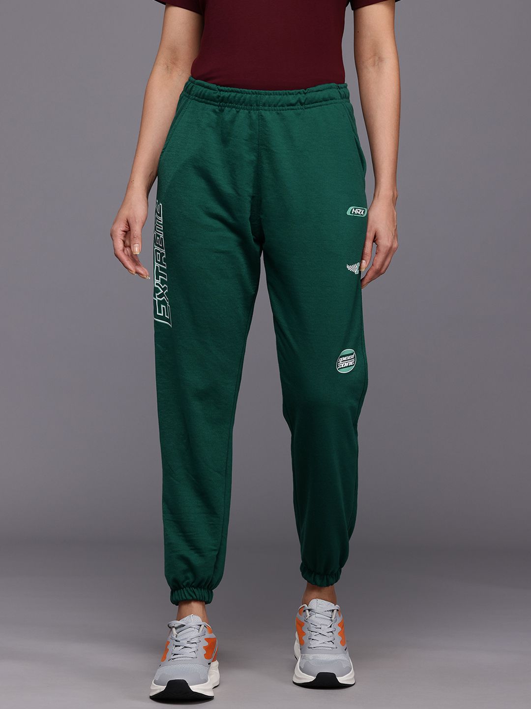 HRX by Hrithik Roshan Women Printed Detail Lifestyle Joggers