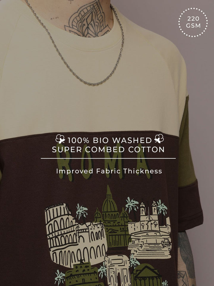 DILLINGER Men Graphic Printed Oversized T-shirt