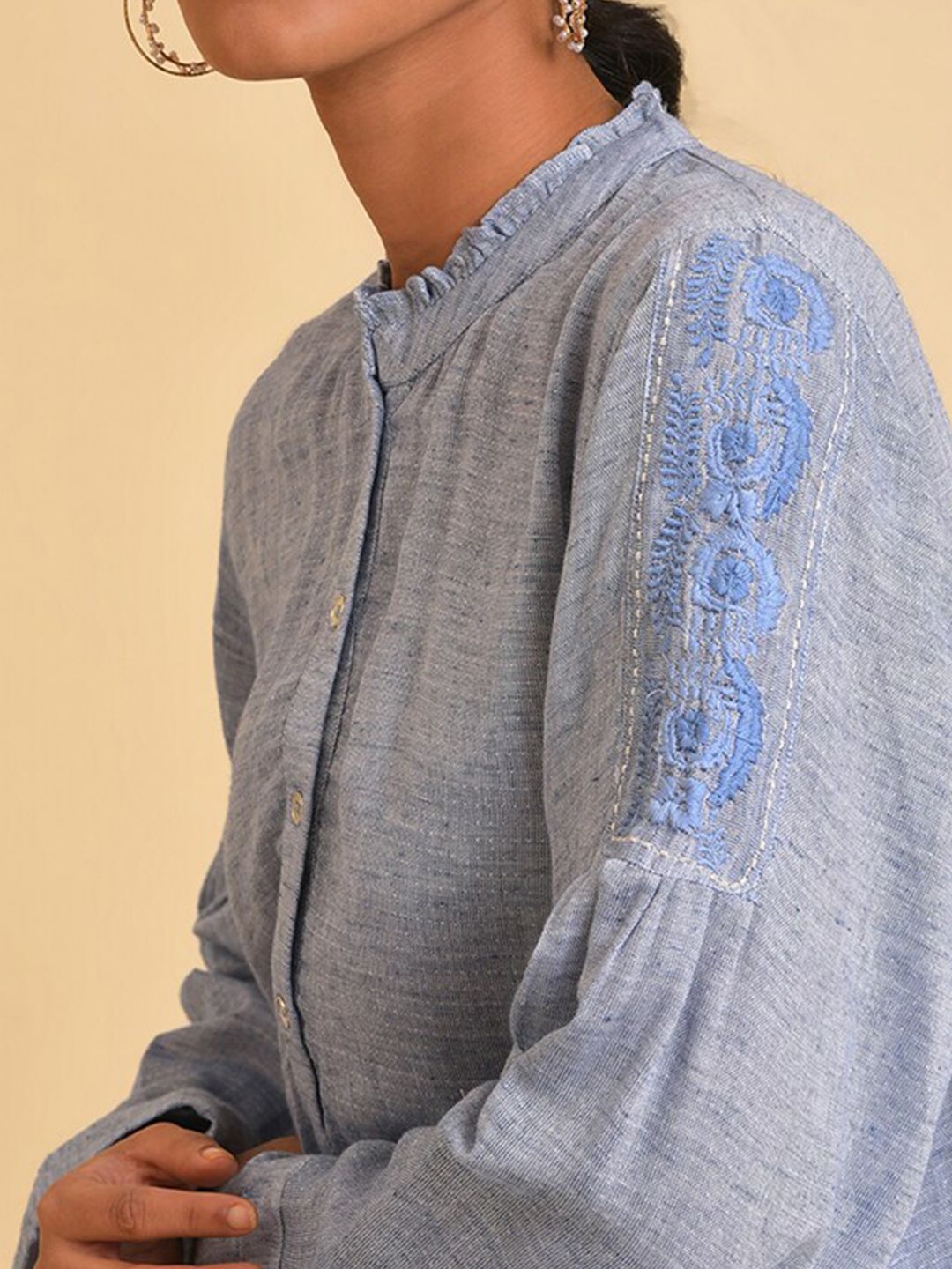 W Solid Cotton Top