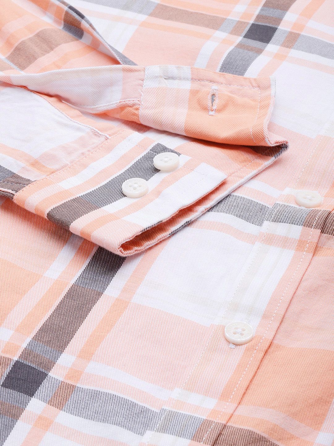 Being Human Pure Cotton Slim Fit Checked Casual Shirt