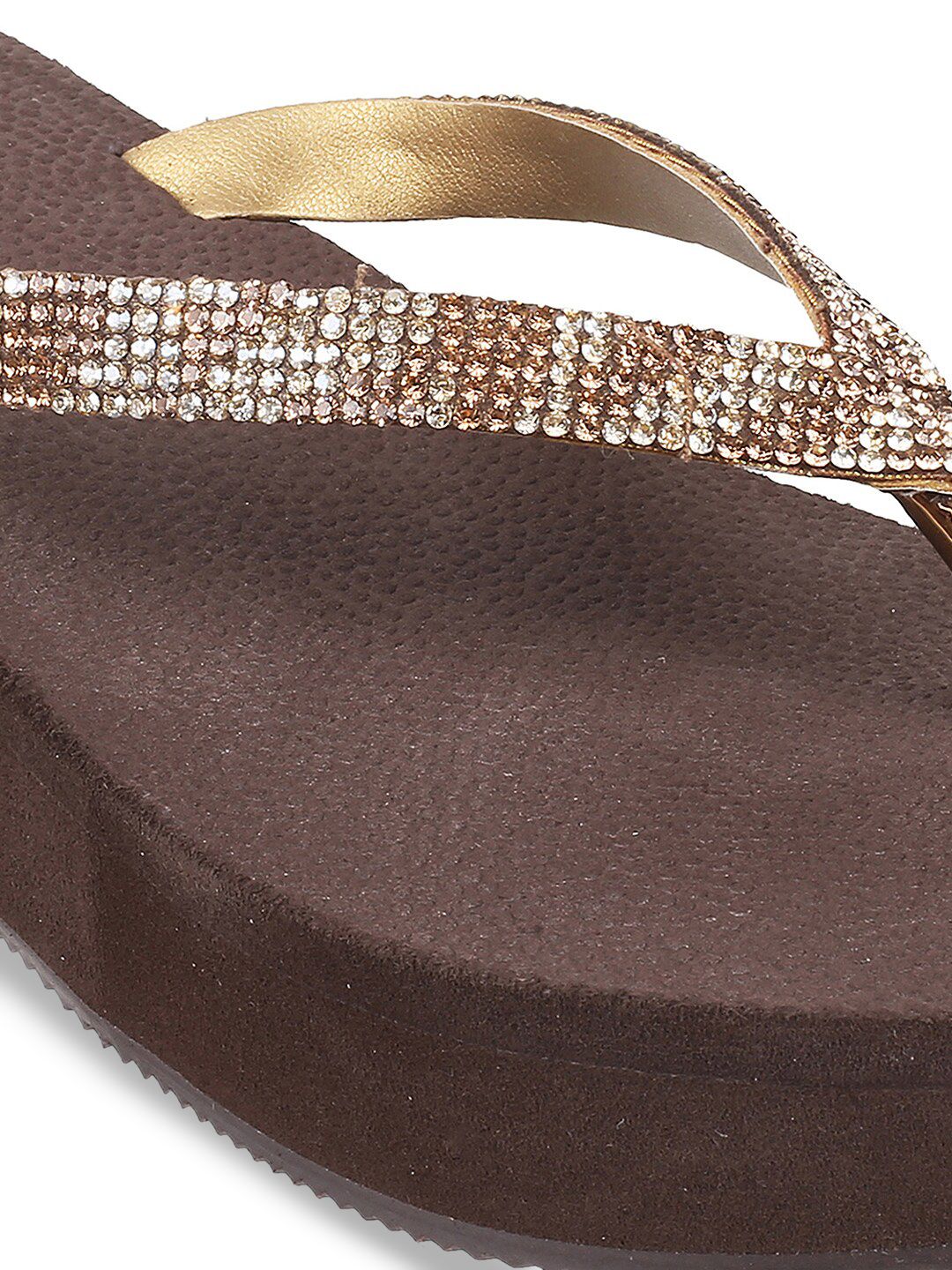 Mochi Embellished Open Toe Wedges