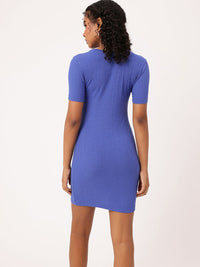 DressBerry Ribbed Cutesy Cut-Out Bodycon Dress