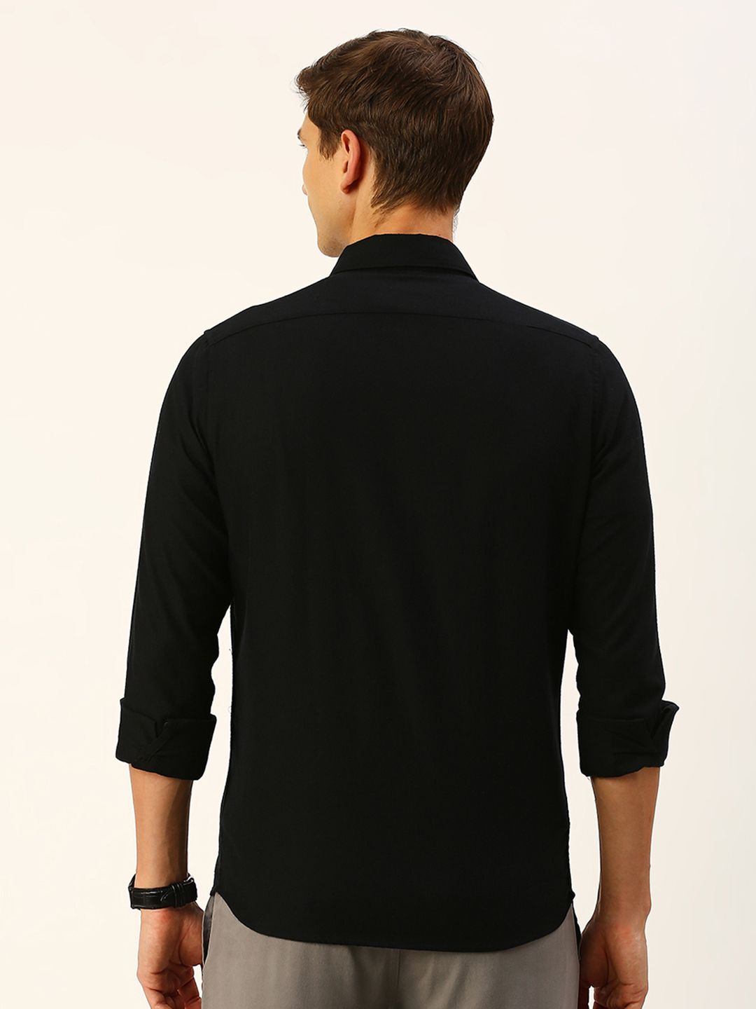 Thomas Scott Classic Cotton Slim Fit Flannel Casual Shirt