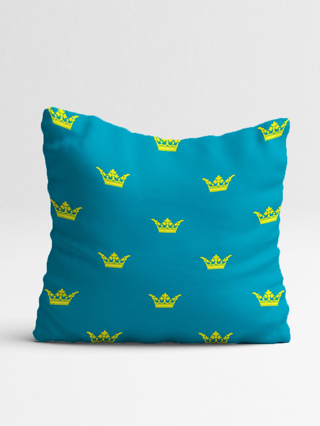 STITCHNEST Pack Of 5 Blue Printed Square Cushion Covers