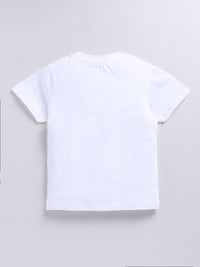 Happy Faces Boys Pure Cotton Typography & Graphic Printed T-shirt