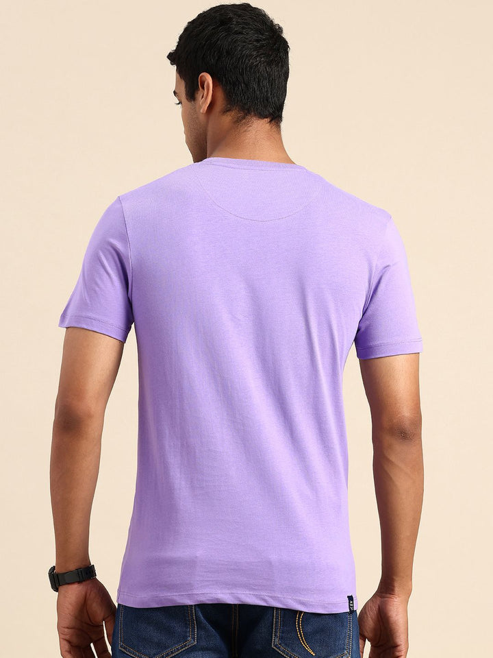 Being Human Brand Logo Printed Pure Cotton Slim Fit T-shirt