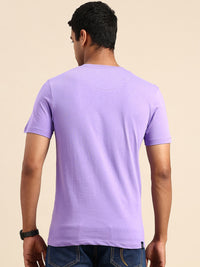 Being Human Brand Logo Printed Pure Cotton Slim Fit T-shirt