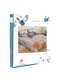 Myntra Elegant Homes Grey 400 TC Cadar Katil King dengan 2 Sarung Bantal