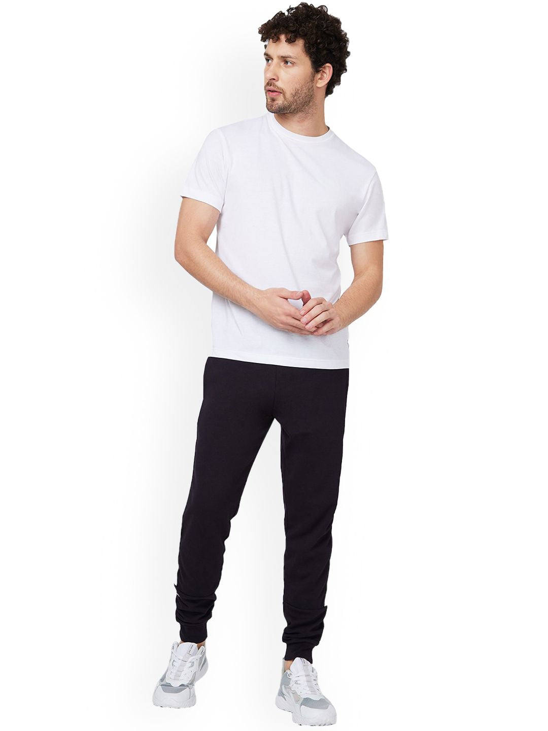 SPYKAR Men Mid-Rise Slim-Fit Joggers