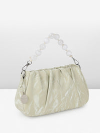 DressBerry Printed Structured Handheld Bag