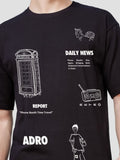 ADRO Men Printed T-shirt