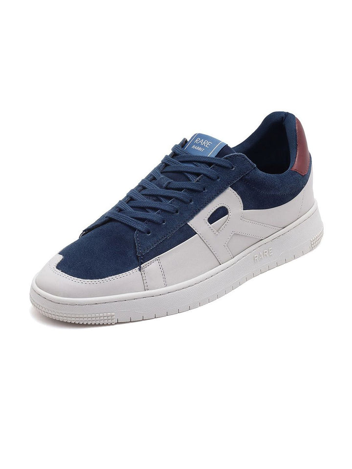 RARE RABBIT Men Colourblocked Leather Sneakers