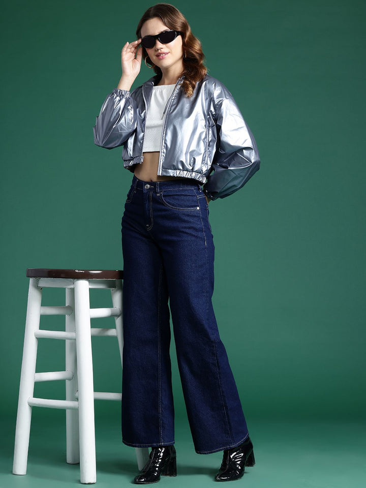 DressBerry Women Crop Tailored Jacket