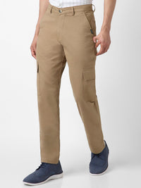 Urbano Fashion Men Regular Fit Solid Cargos Chino Pant with 6 Pockets Stretchable