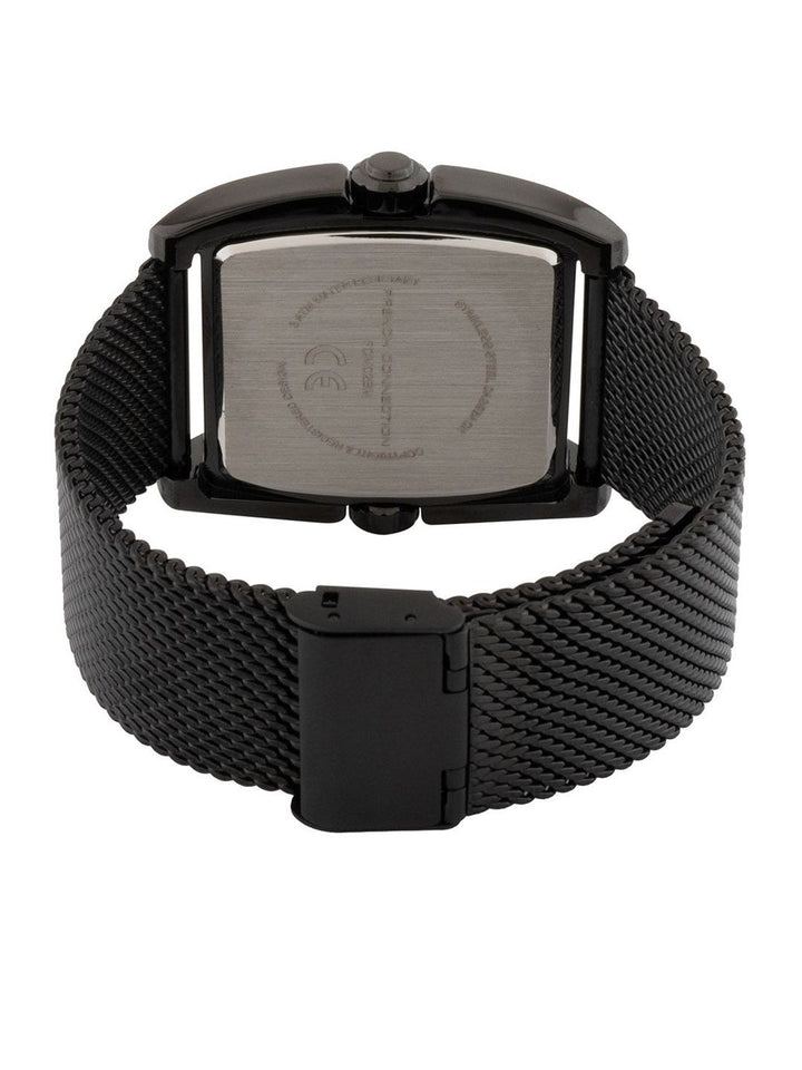French Connection Men Dial & Stainless Steel Bracelet Style Straps Analogue Watch FCM02BM