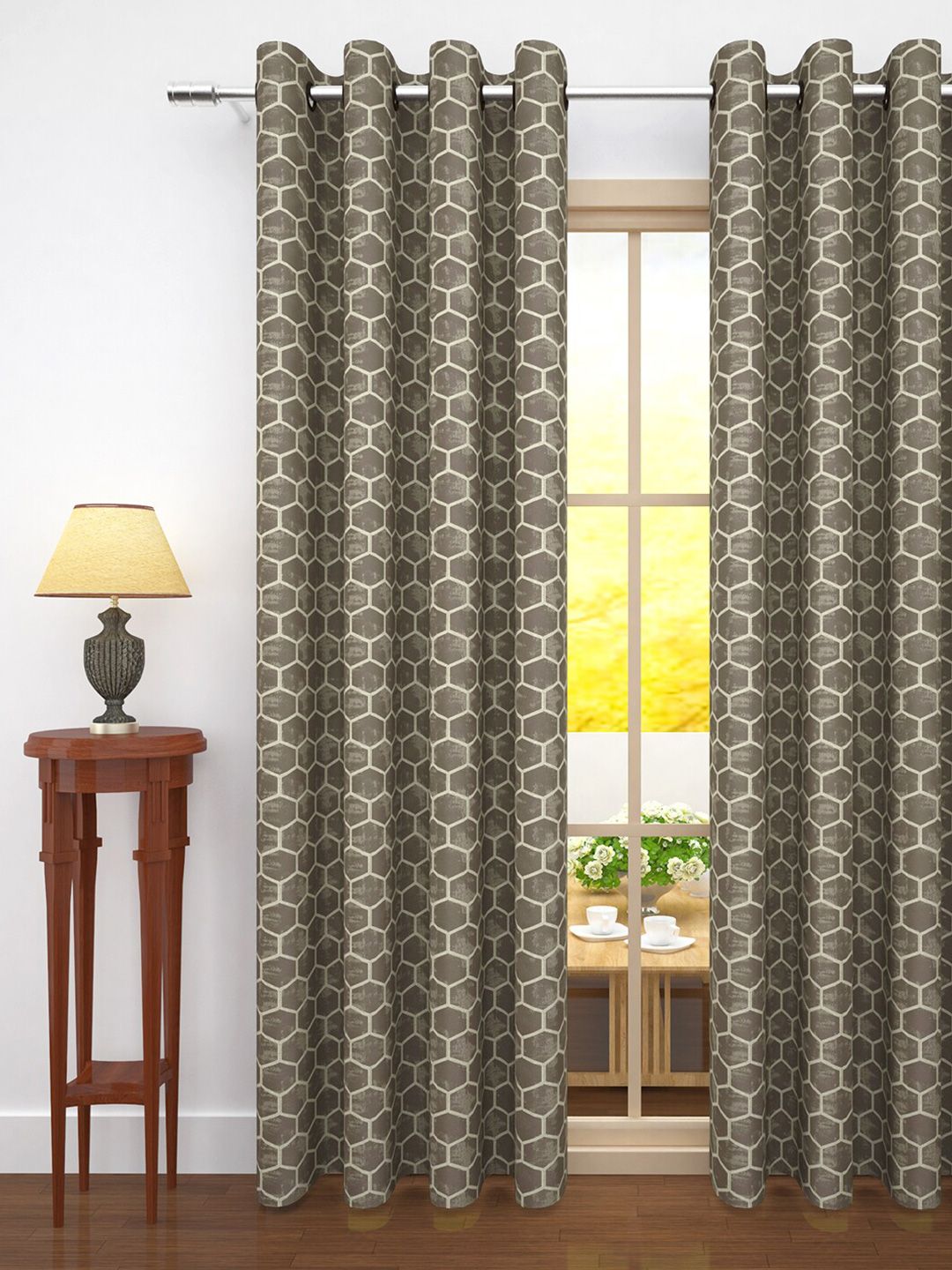 Story@Home Jacquard 400 GSM 9 feet 1 U Long Door Curtain