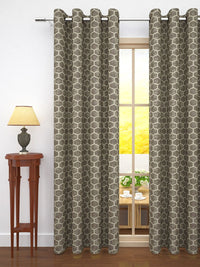 Story@Home Jacquard 400 GSM 9 feet 1 U Long Door Curtain