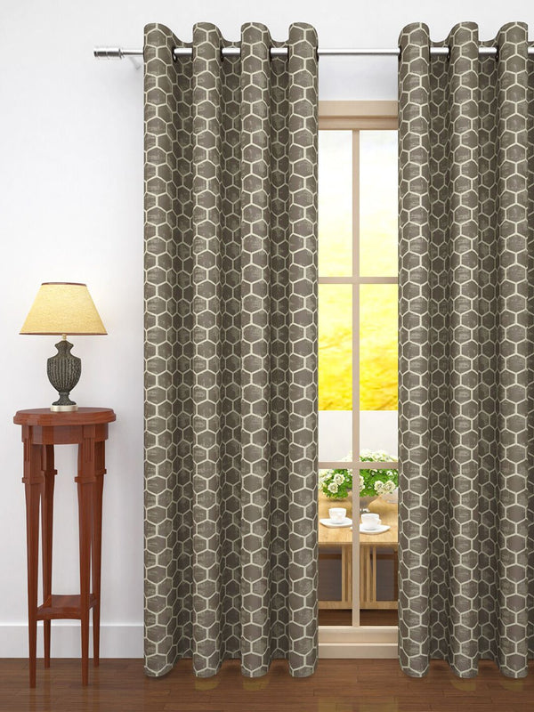 Story@Home Jacquard 400 GSM 9 feet 1 U Long Door Curtain